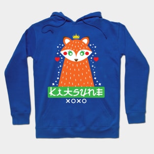 Foxy Kawaii Kitsune Fox Hoodie